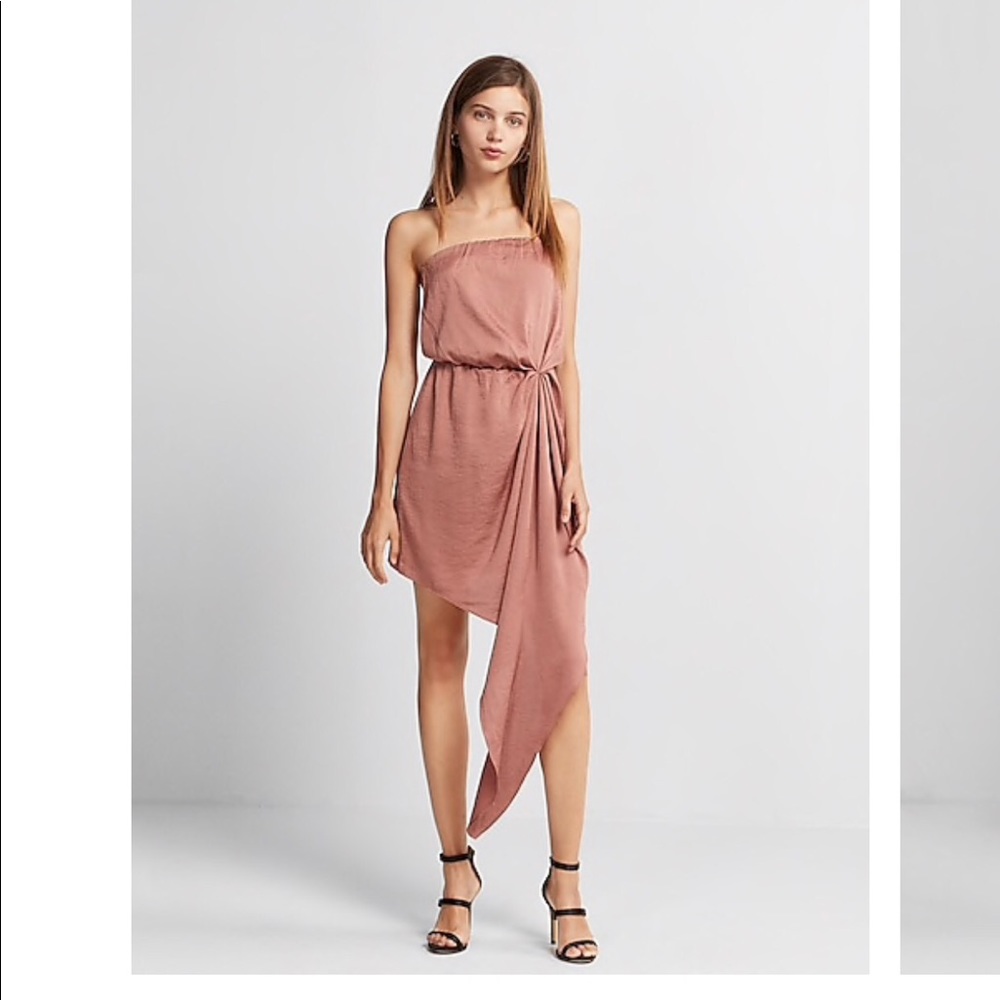 Express asymmetrical dress